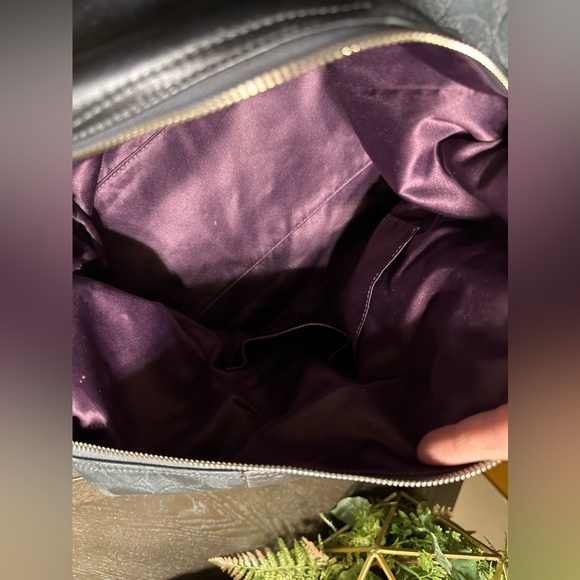 EUC COACH Ashley Mono Silver Threading Satchel - Picture 11 of 11